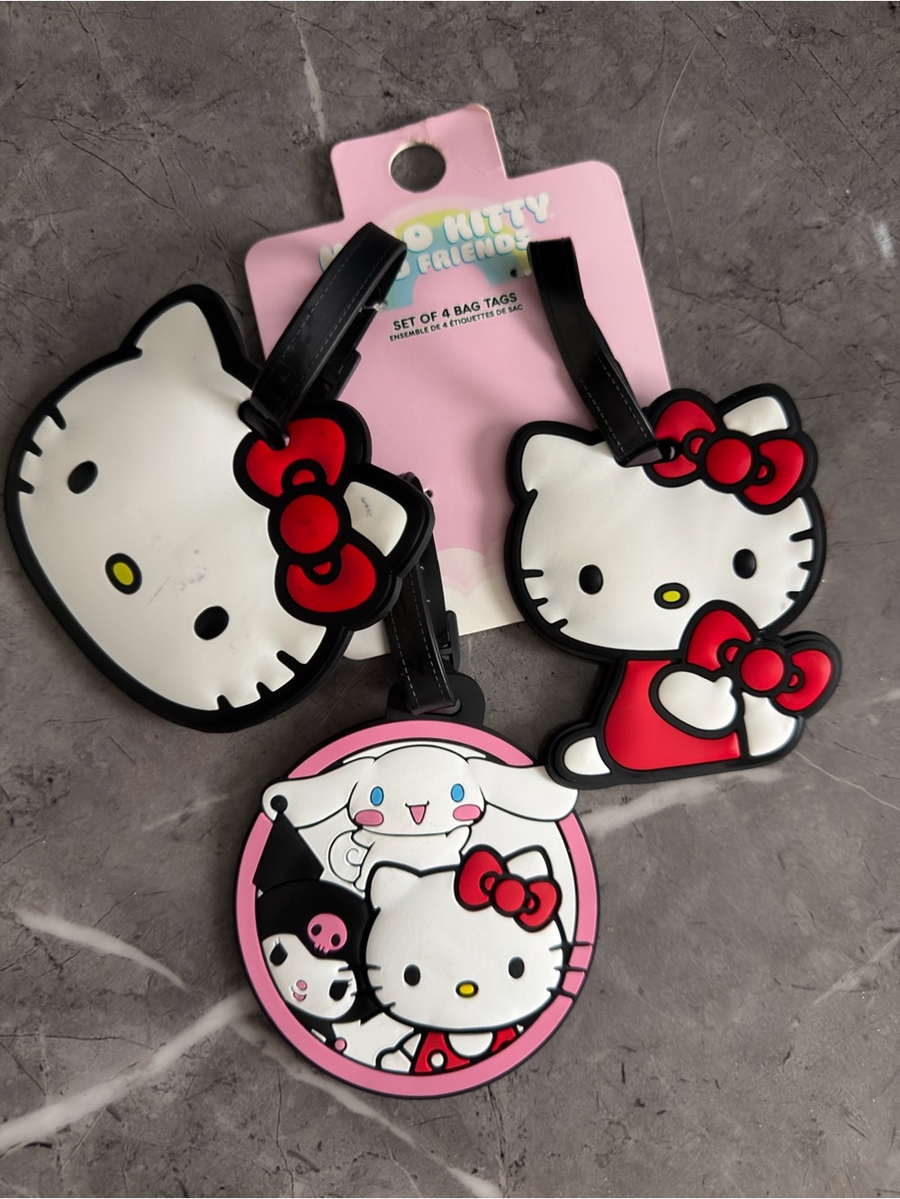 Hello kitty luggage tags